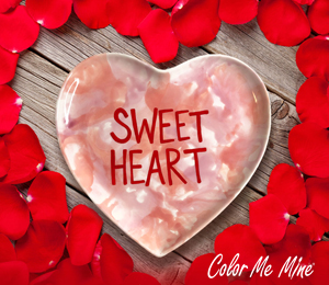 Brea Candy Heart Plate