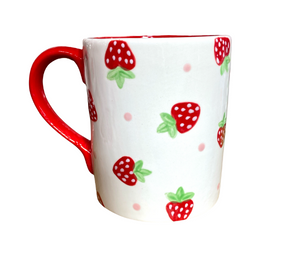 Brea Strawberry Dot Mug