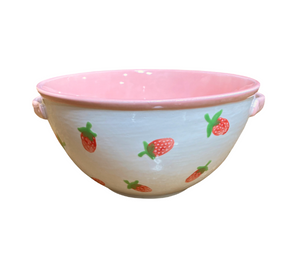 Brea Strawberry Print Bowl