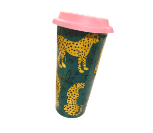 Brea Cheetah Travel Mug