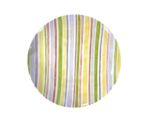 Brea Striped Fall Plate