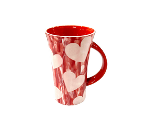 Brea Marbled Heart Mug