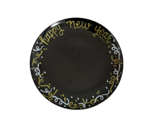 Brea New Year Confetti Plate