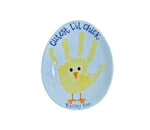 Brea Little Chick Egg Plate