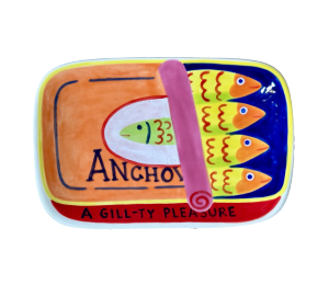 Brea Anchovies App Plate