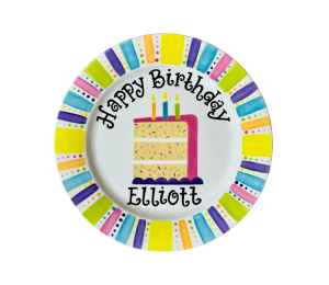 Brea Birthday Cake Plate