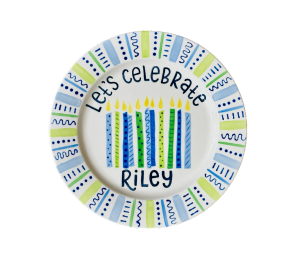 Brea Let's Celebrate Plate